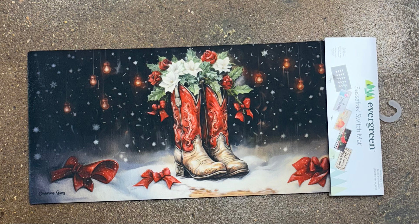 Christmas Sassafras Mats