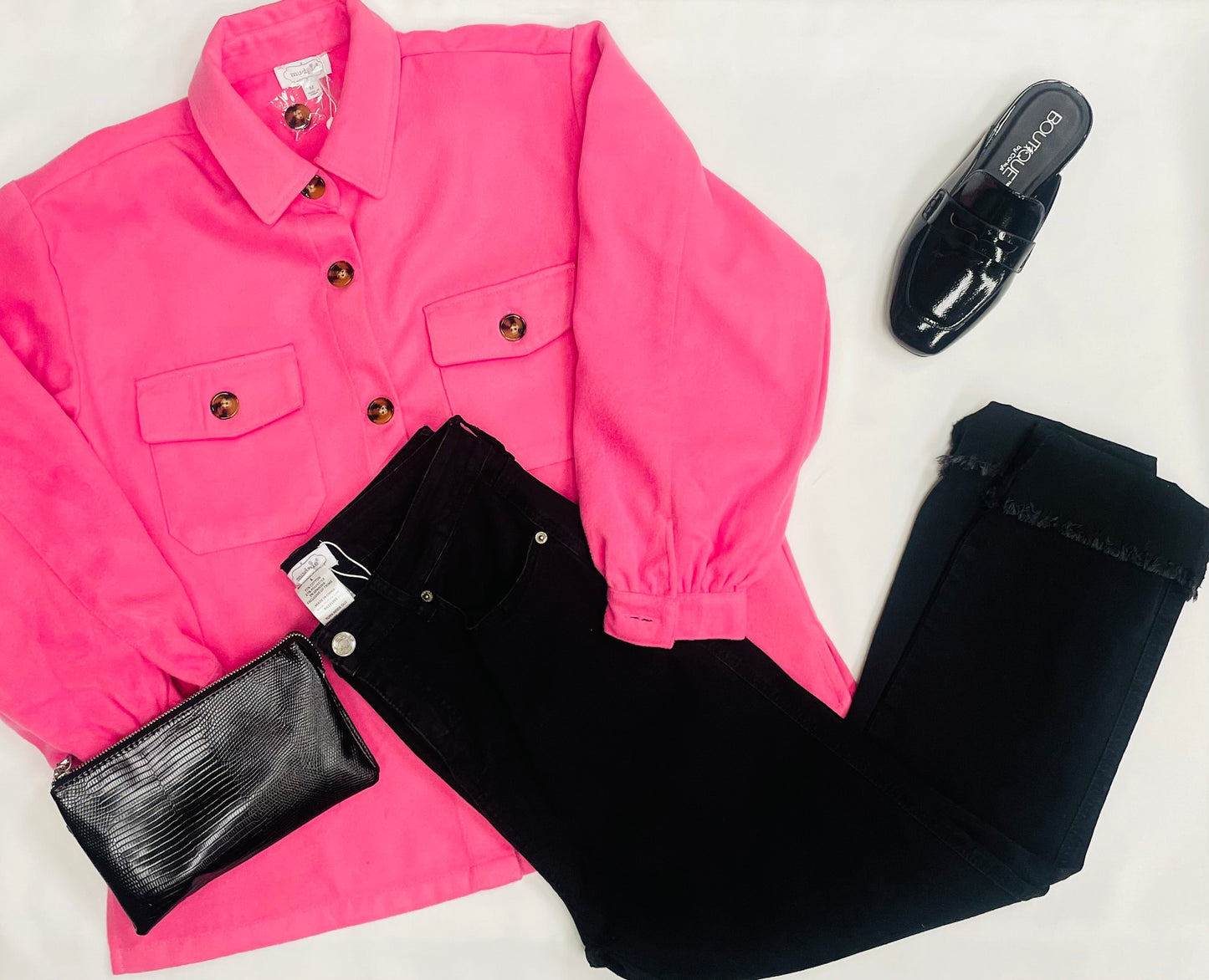 Pink Whitman Shacket