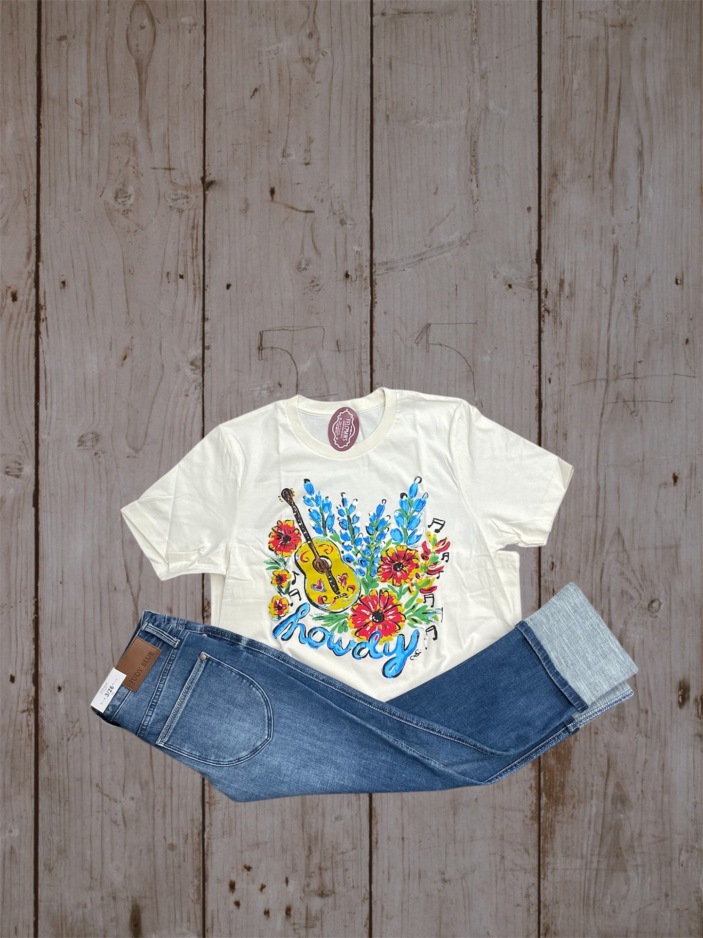 Bluebonnet Howdy Tee