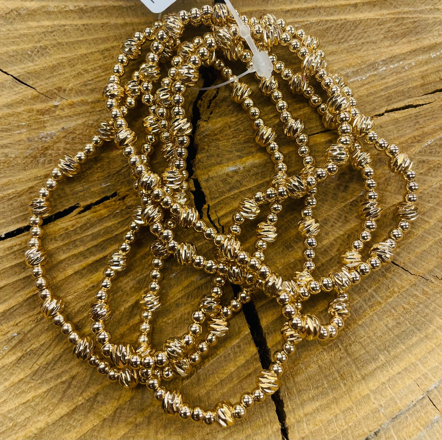 Textured Beaded Bracelets