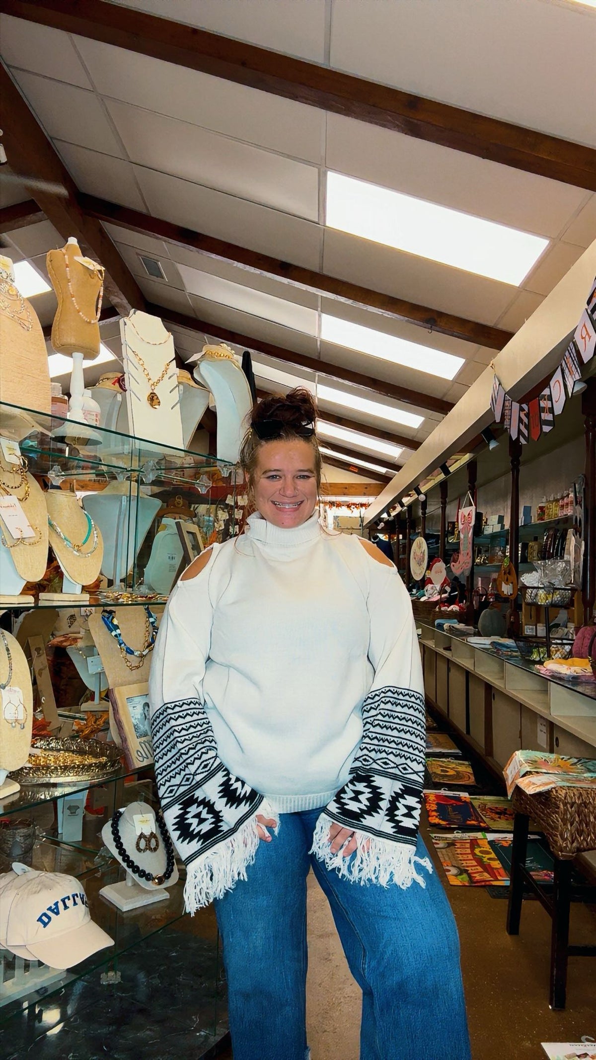 Brinley Prairie Winter Western Sweater