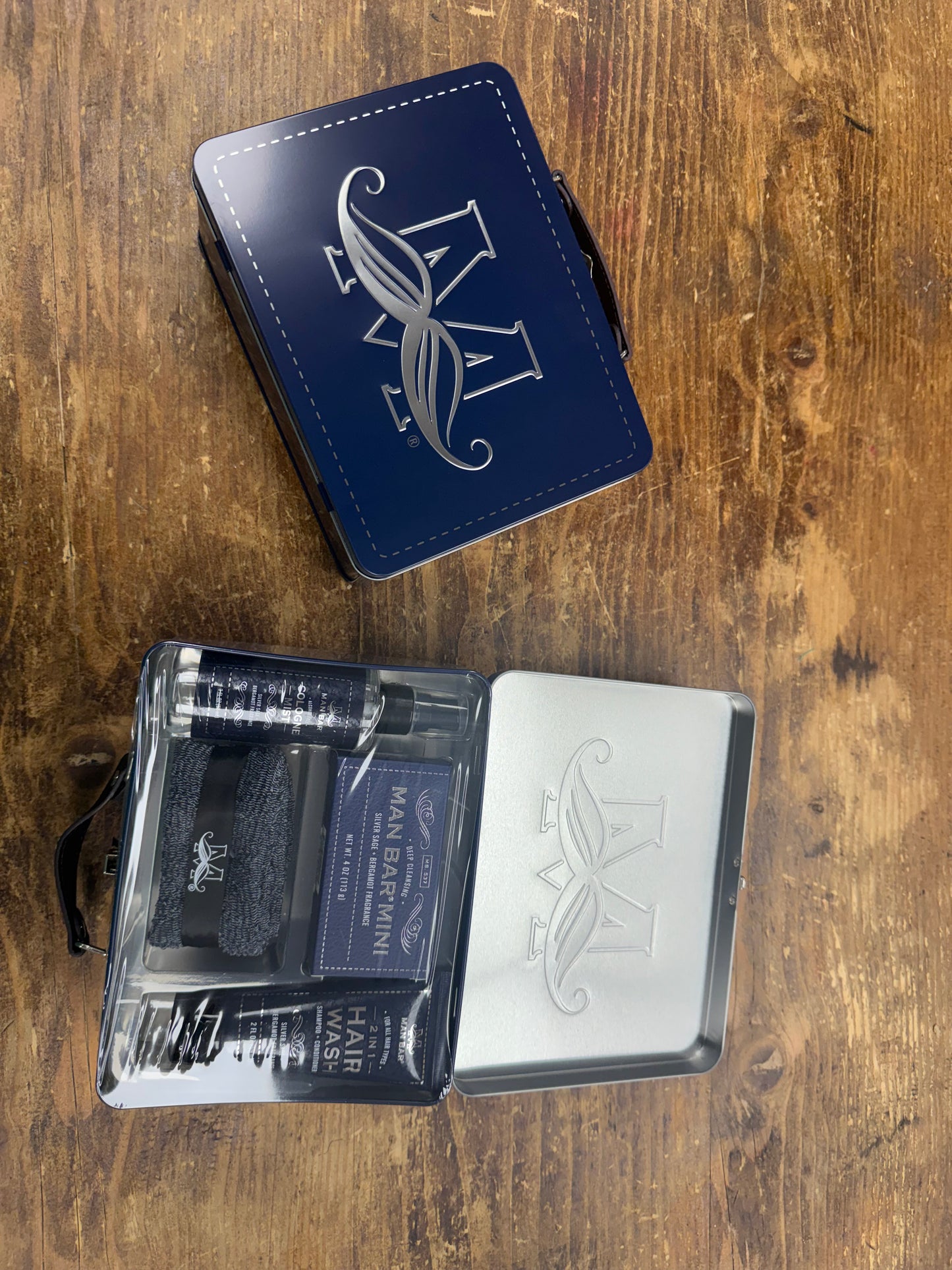 Man Bar Travel Kit Silver Sage & Bergamot