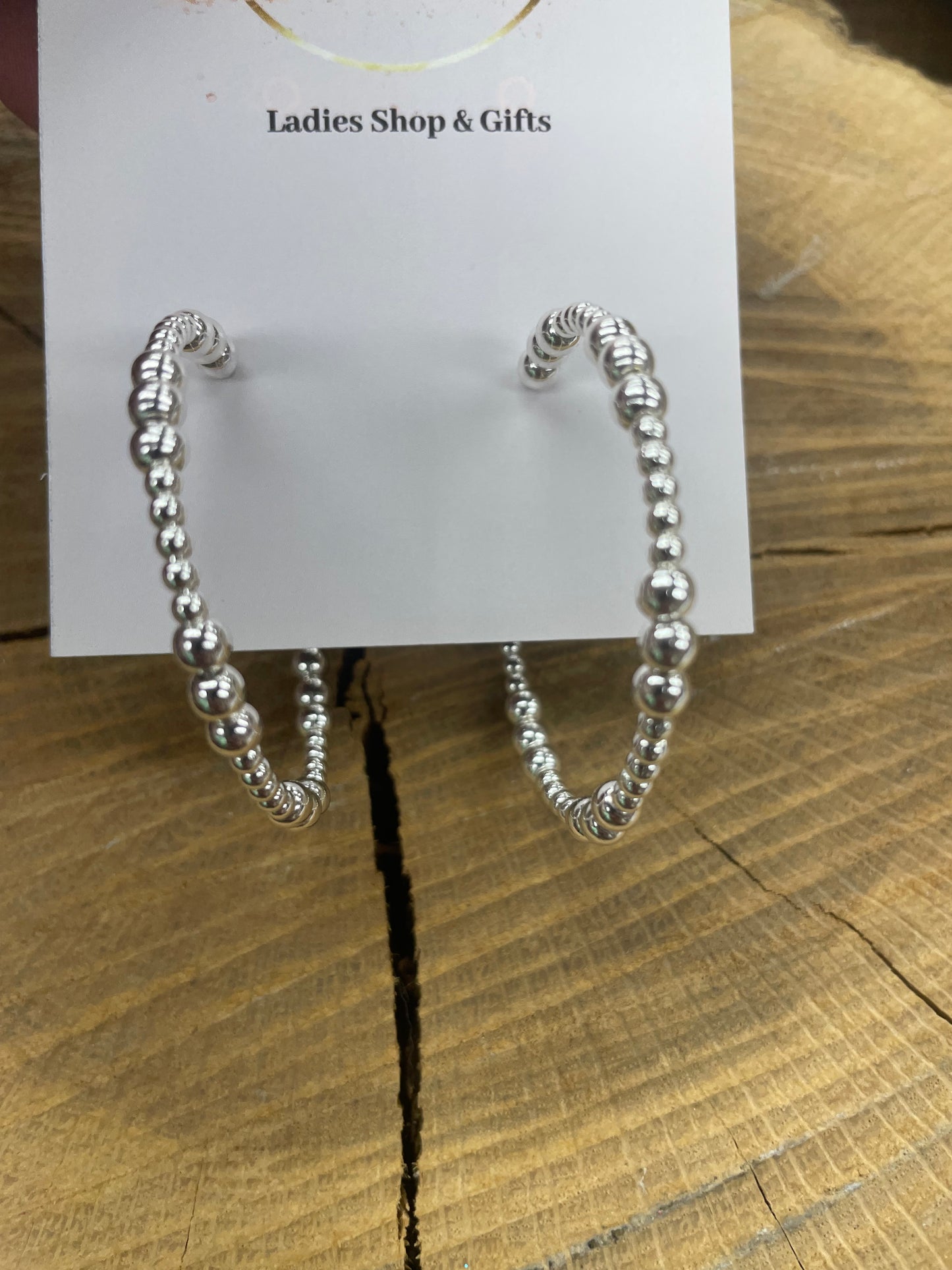Beaded Hoops