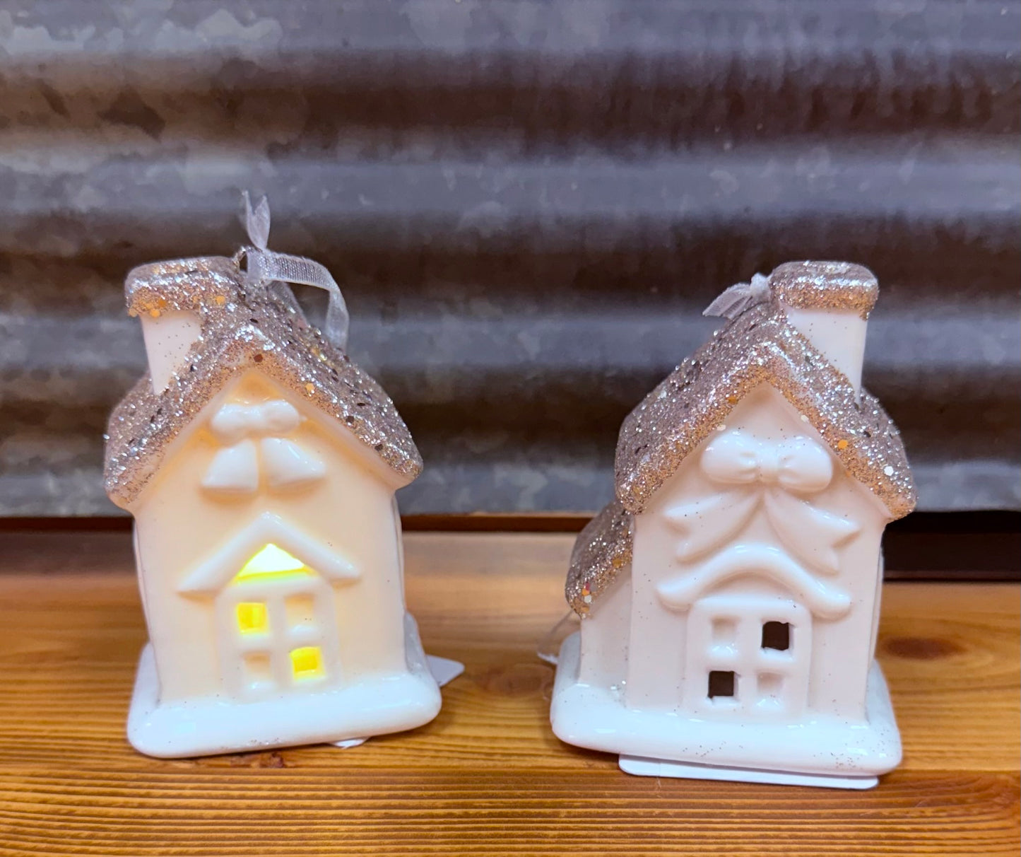 Vintage Ceramic Church Ornaments