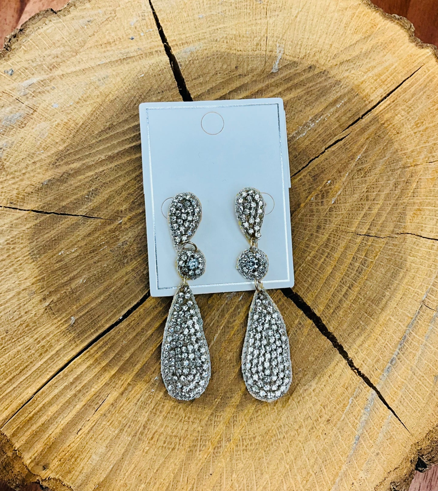 Silver Metal Rhinestone