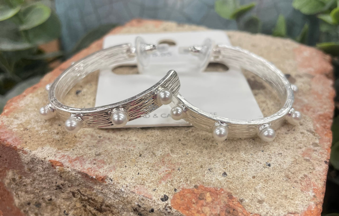 Pearl Stud Earrings