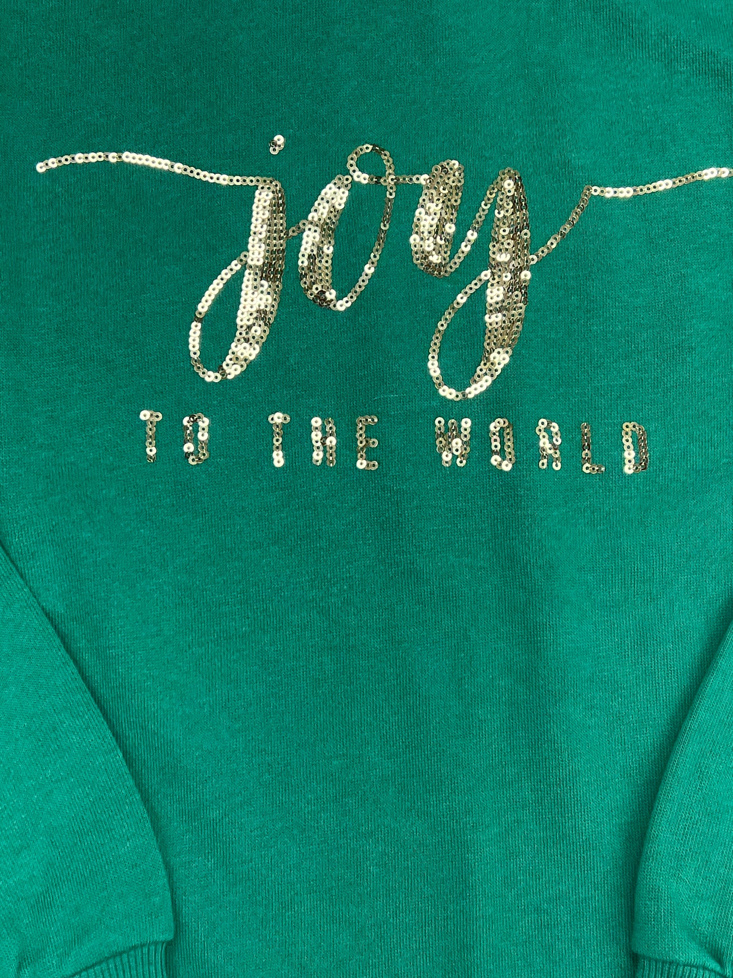 Joy To The World Sequin Sweatshirt