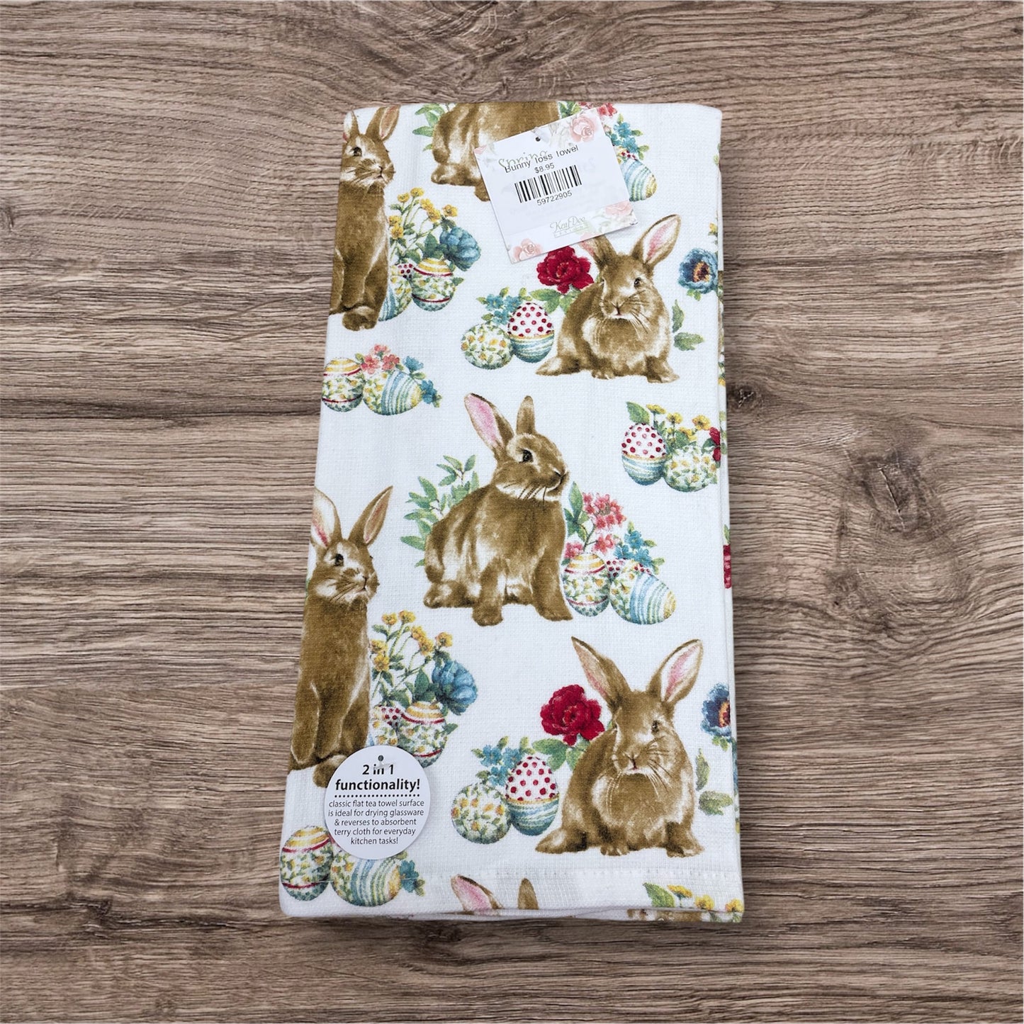 Bunny Toss Towel