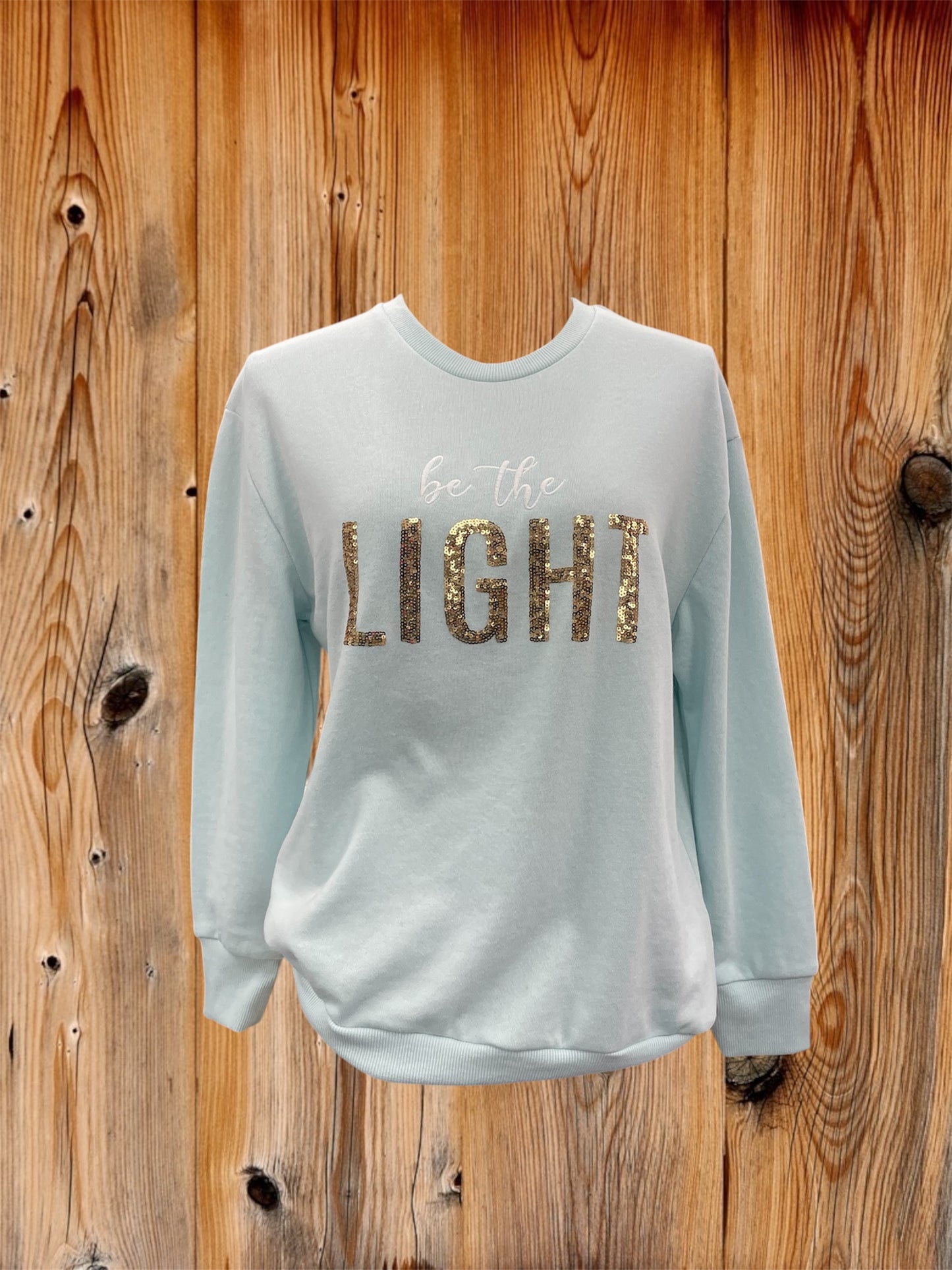 Be The Light Sequin Sweatshirt