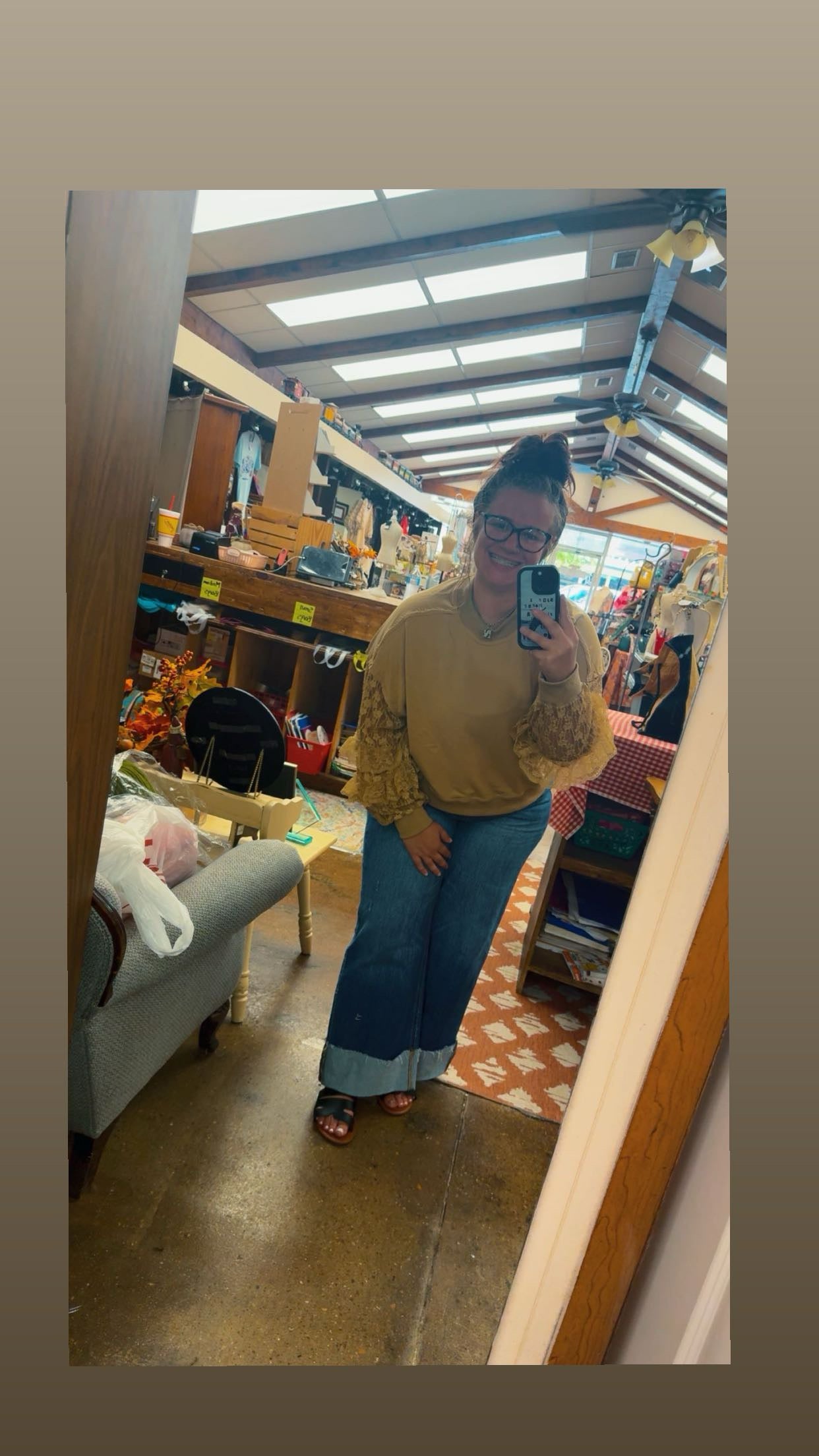 Coco Lace Sweatshirt
