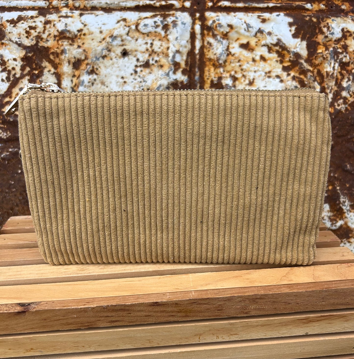 Riley Corduroy Crossbody Taupe