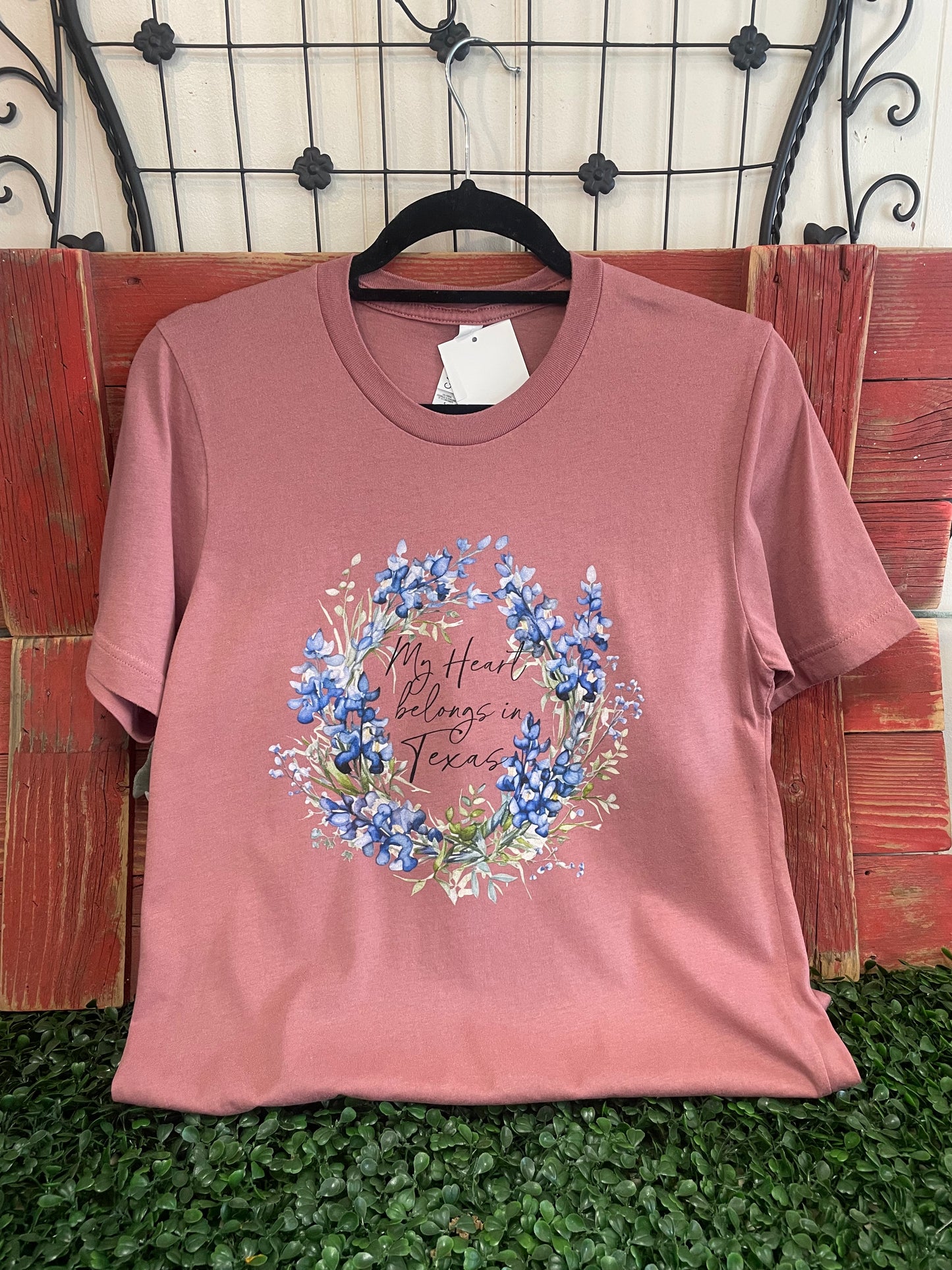 Bluebonnet Wreath T-Shirts