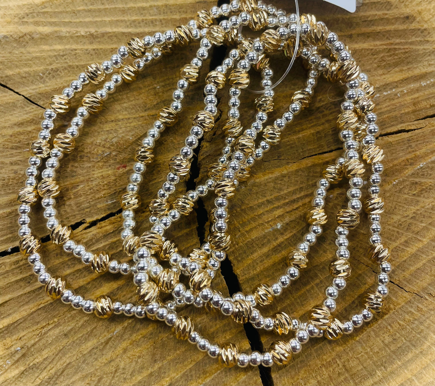 Textured Beaded Bracelets