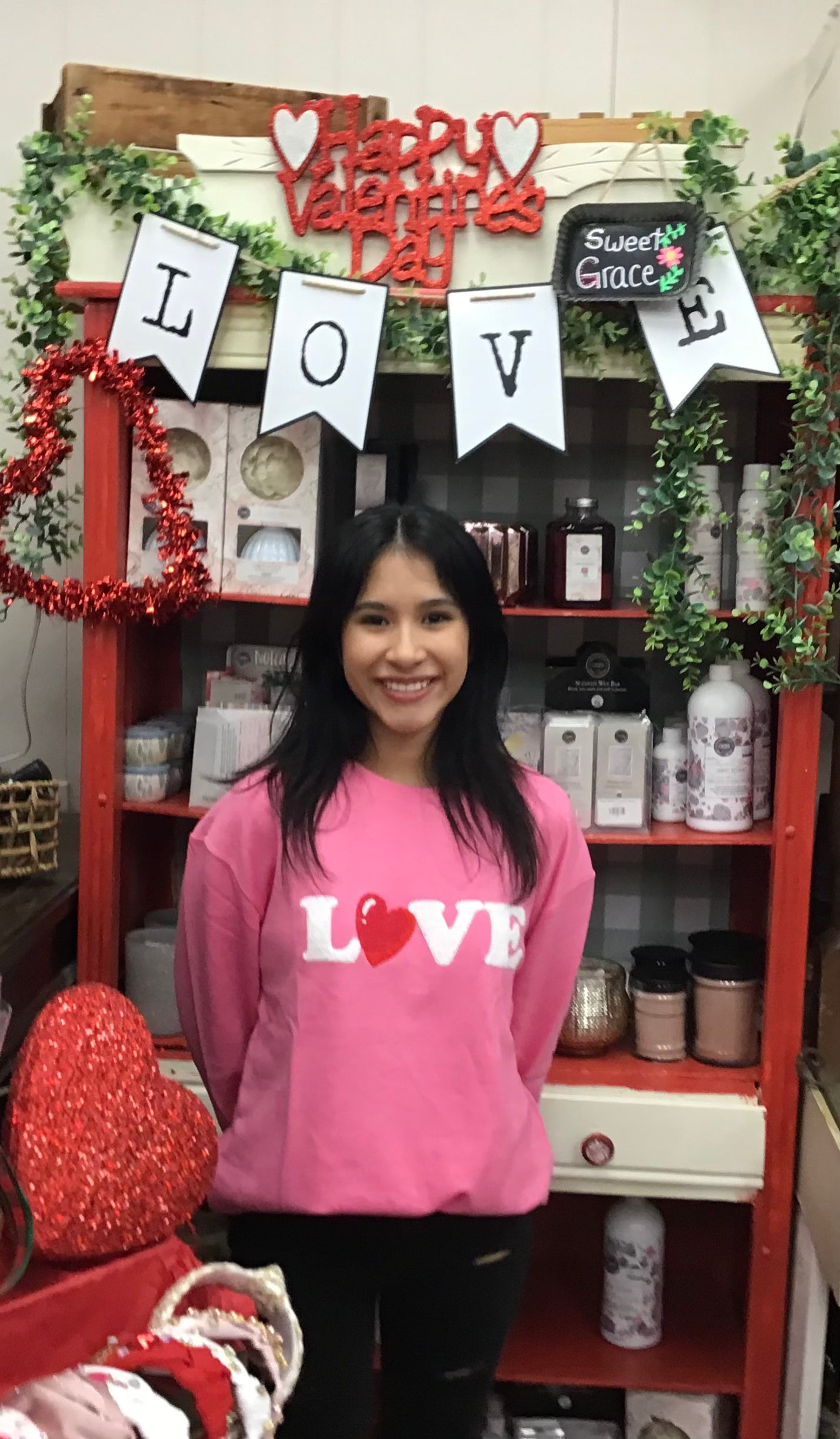 Pink Love Sweatshirt