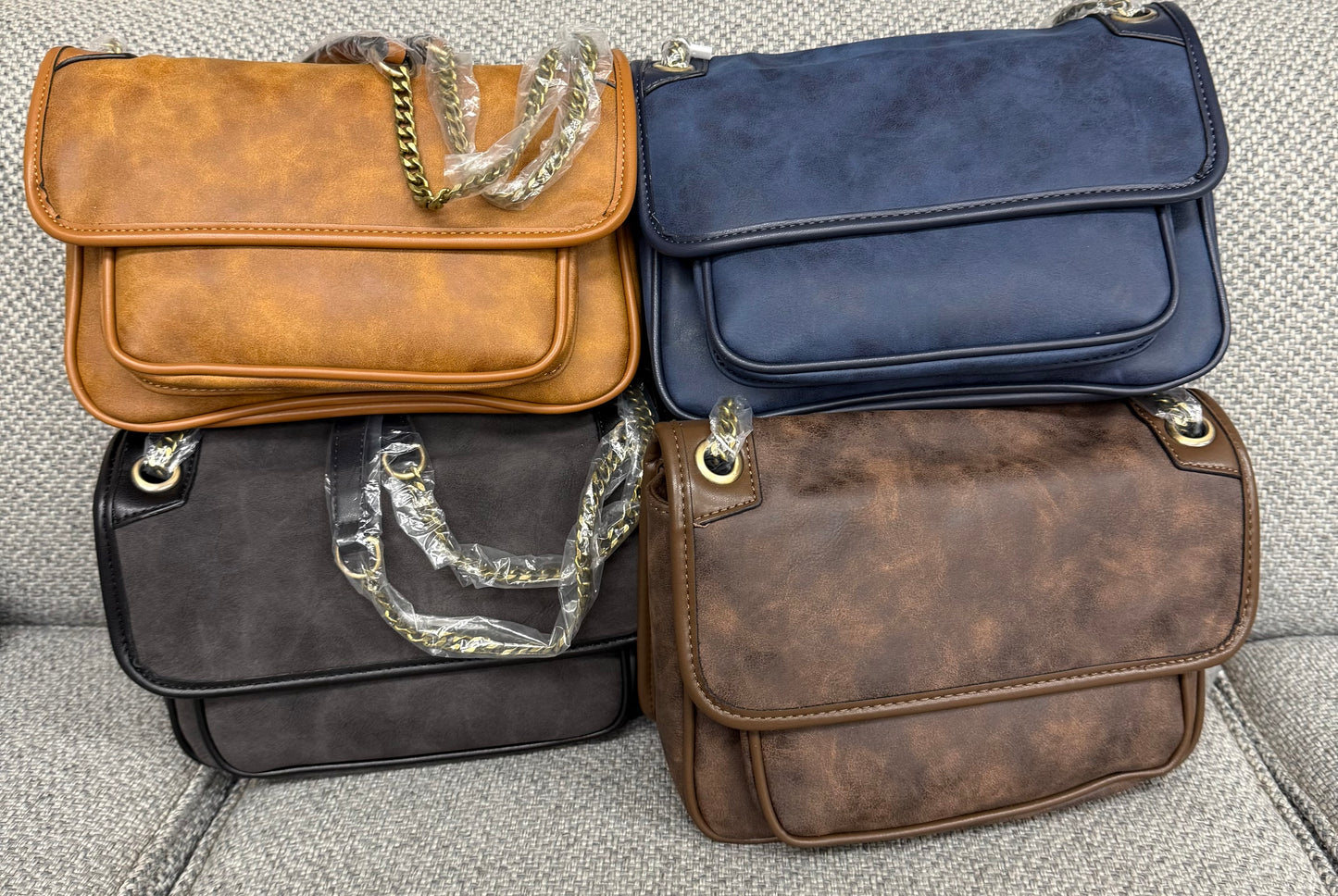 Soft Leather Chain Purses