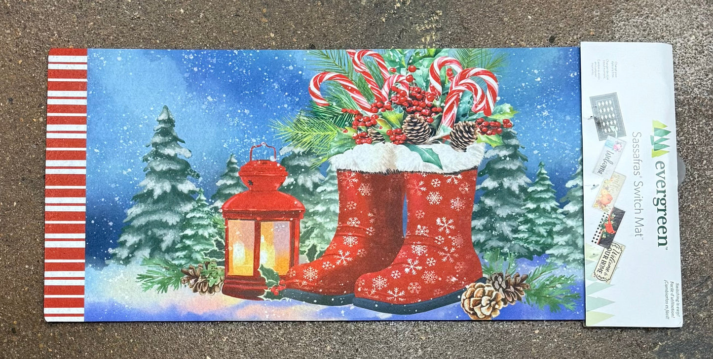 Christmas Sassafras Mats