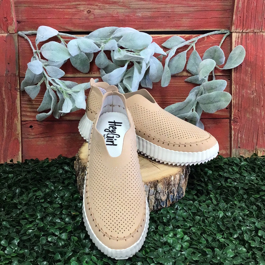 Walk With Me Camel Shoes