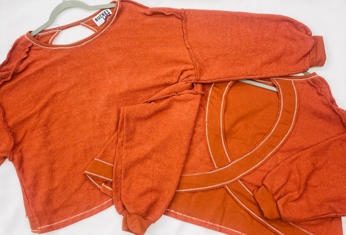 Rust Open Back Top