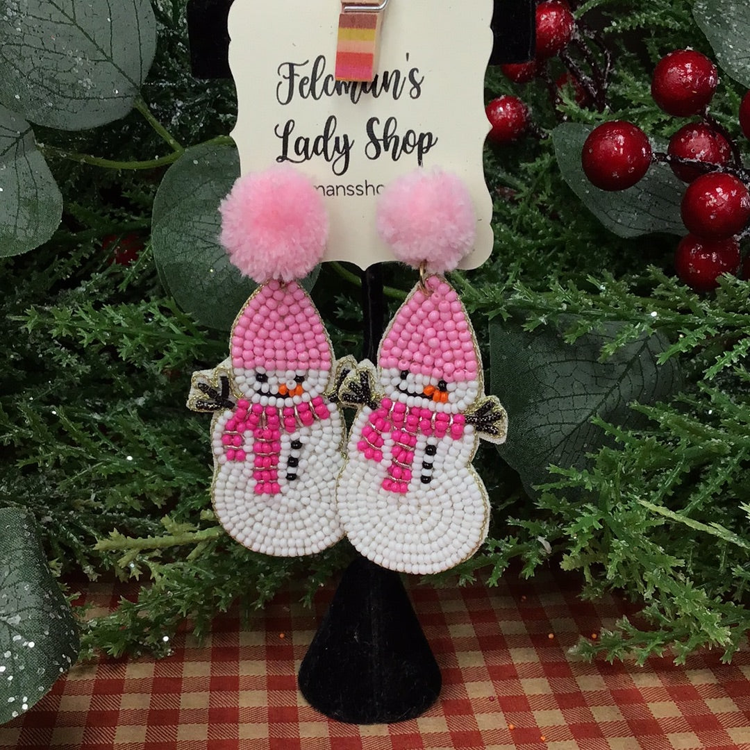 Light Pink Snowman