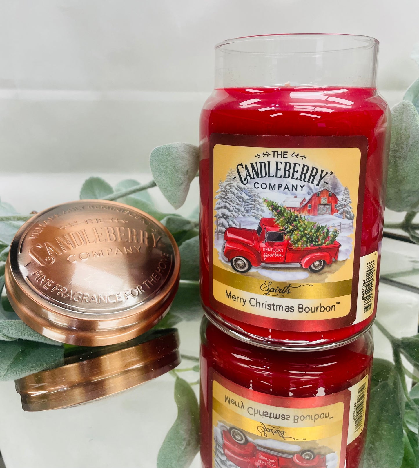 Merry Christmas Bourbon Large Jar