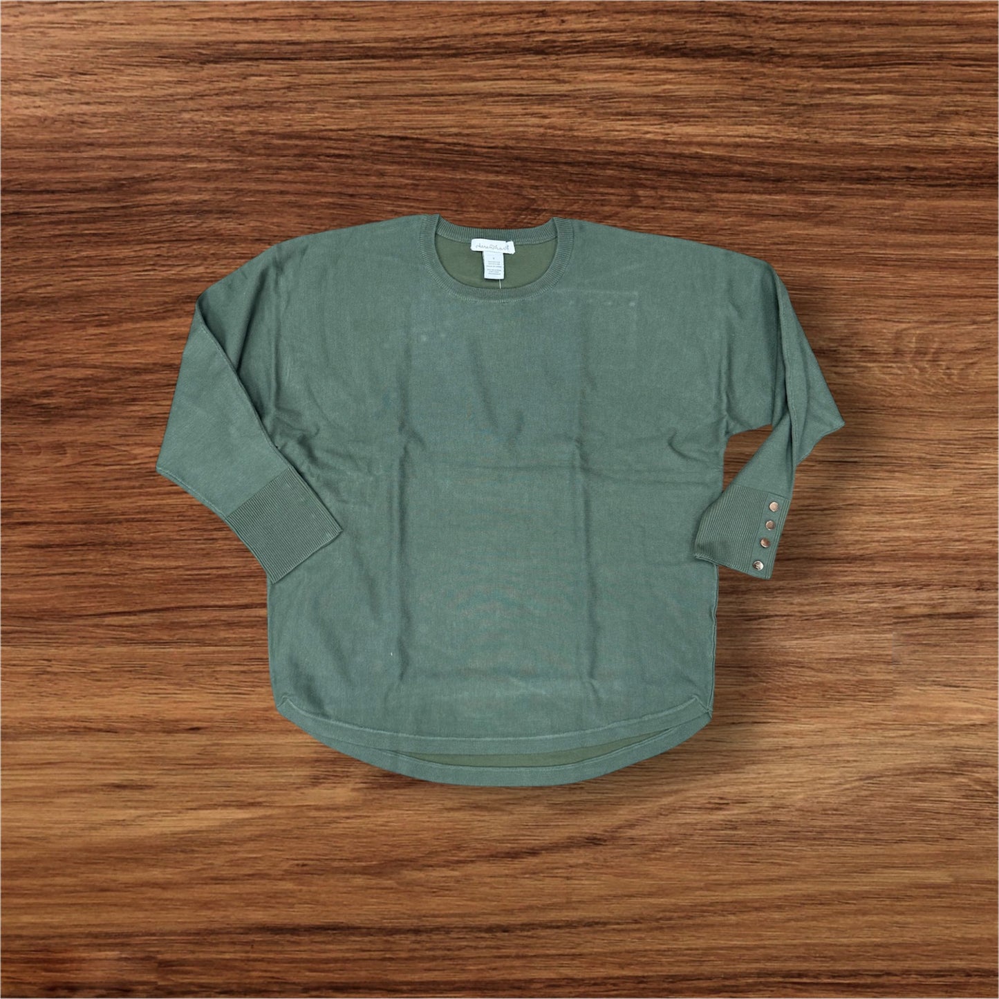 Solid Pine Soft Sweater