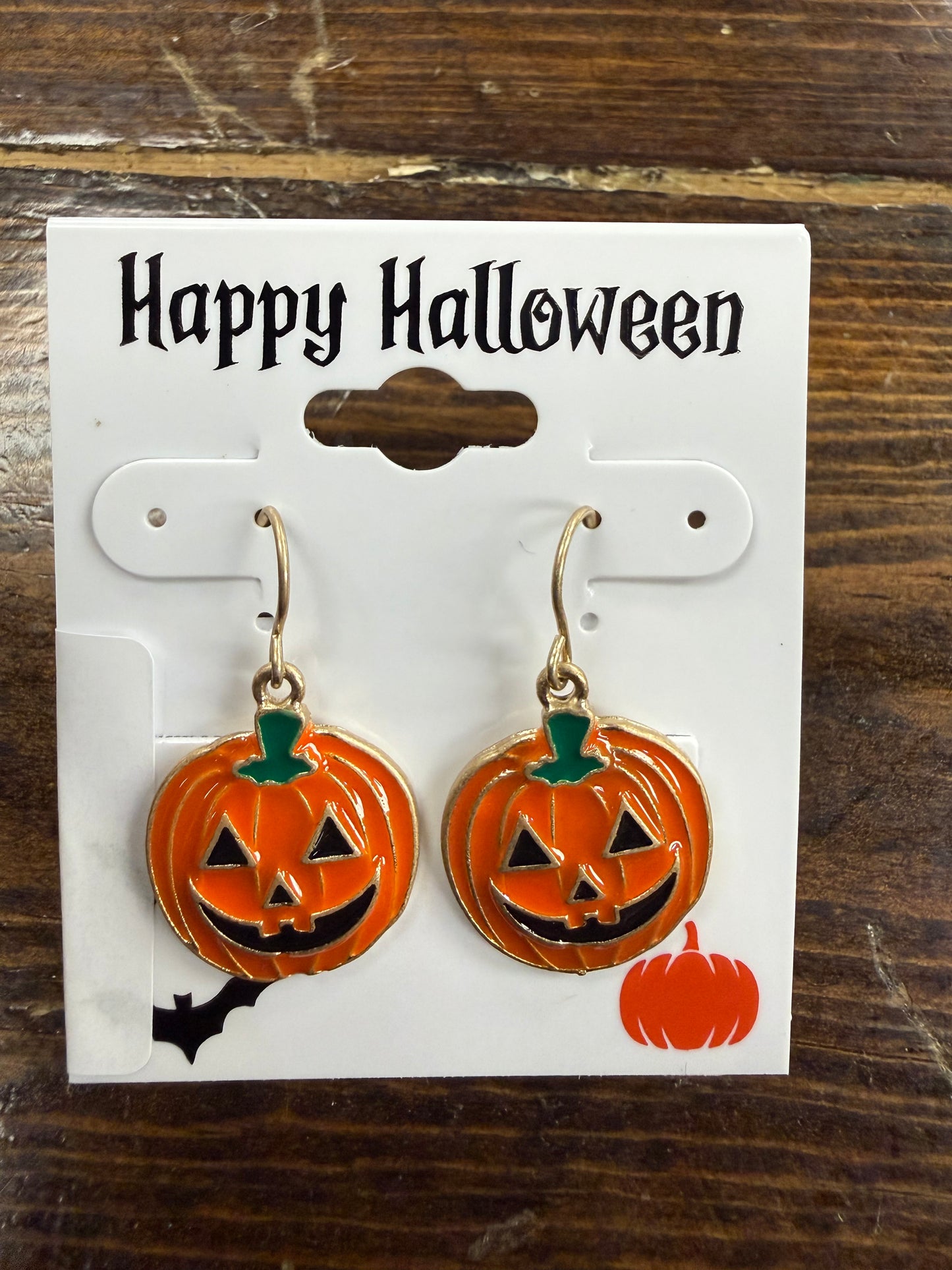 Jack-O-Lantern Dangle Earrings