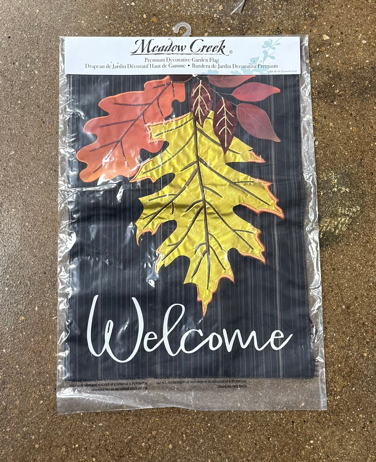 Welcome Autumn Leaves Garden Flag