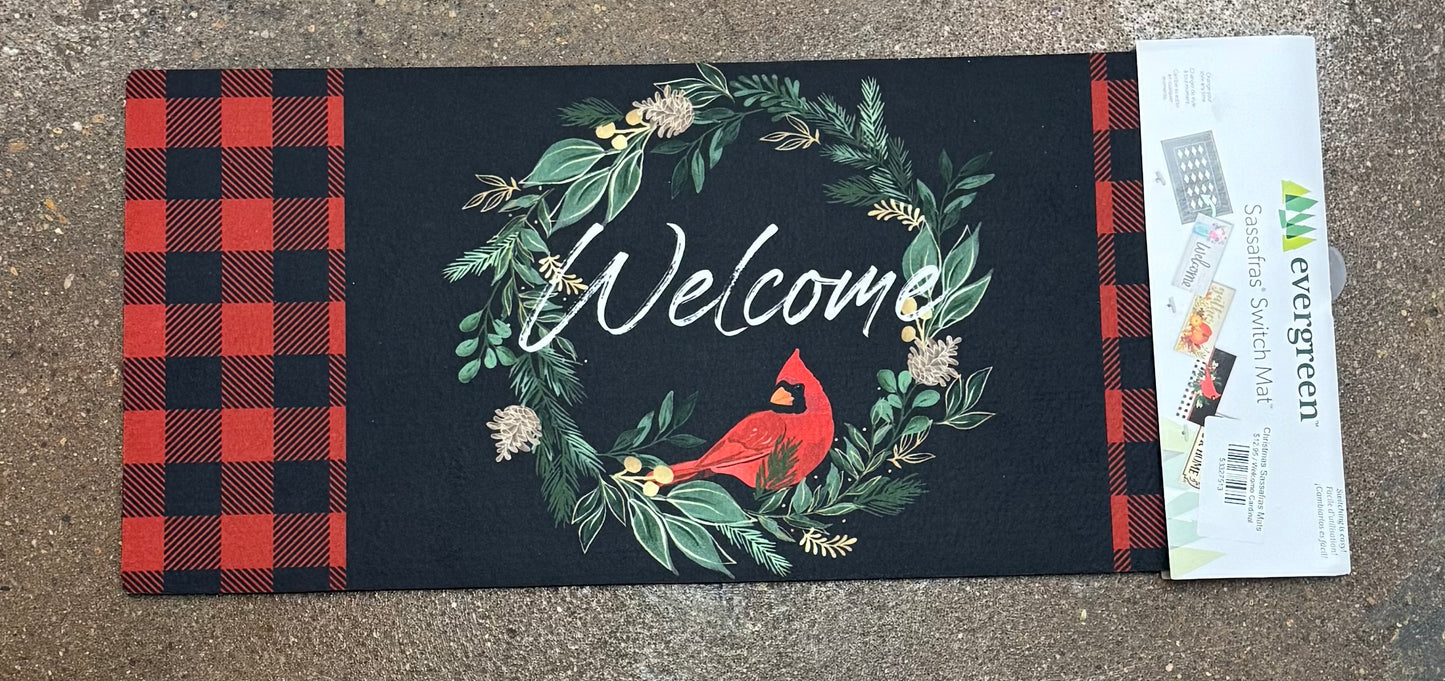 Christmas Sassafras Mats
