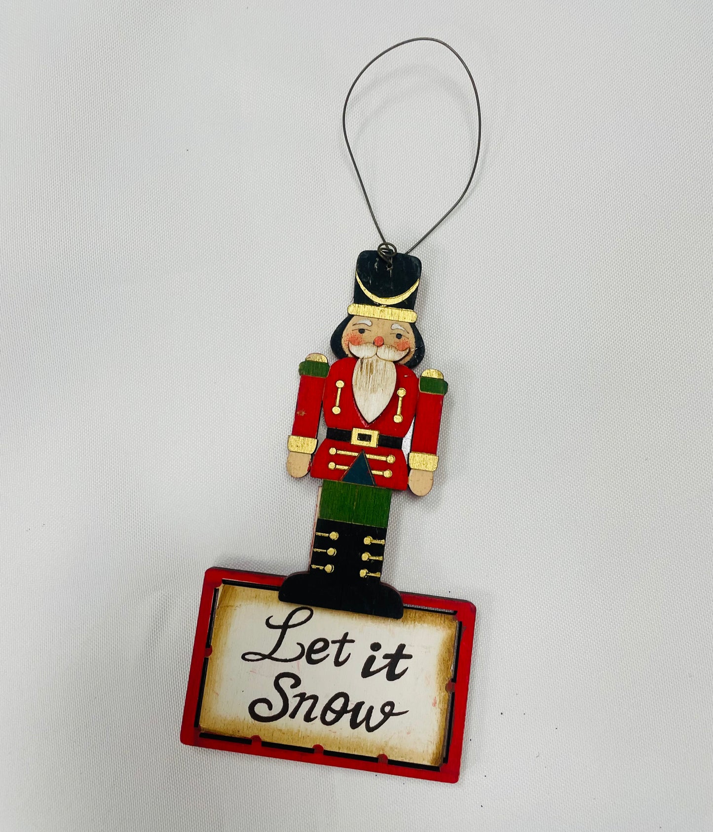 Plywood Nutcracker Ornament