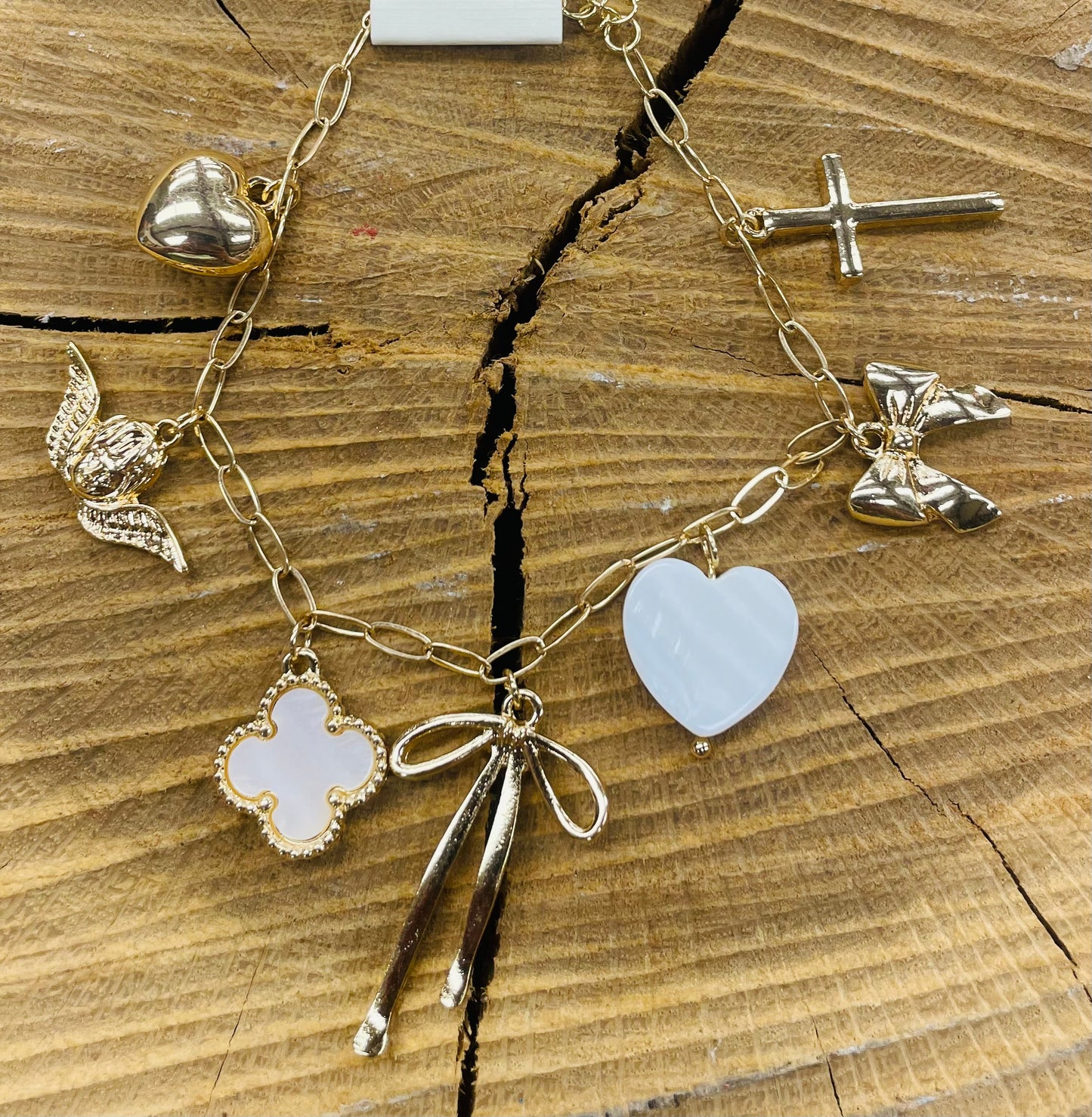 Bow Charm Bracelet