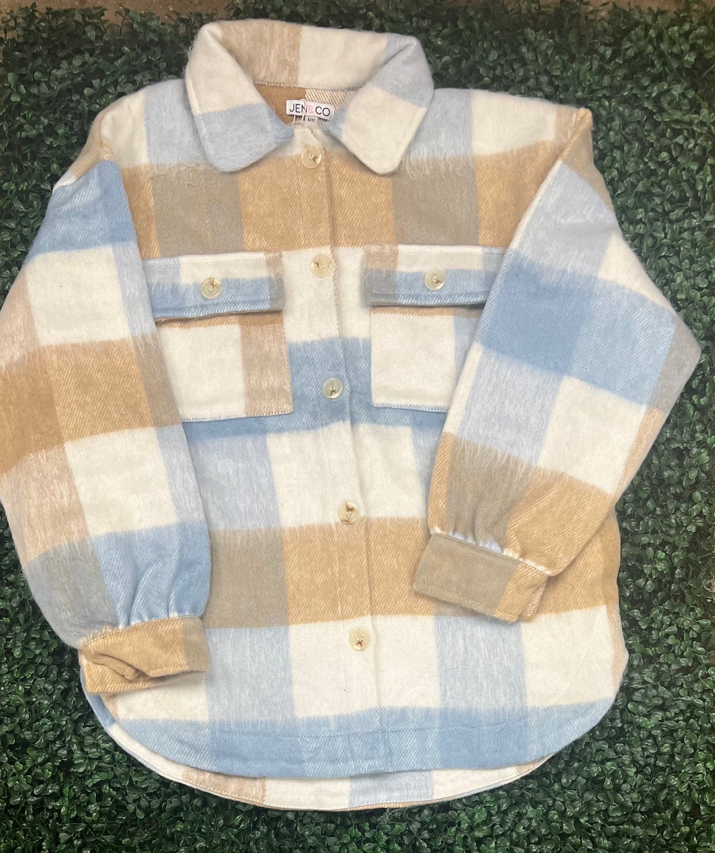 Light Blue Shiloh Shacket