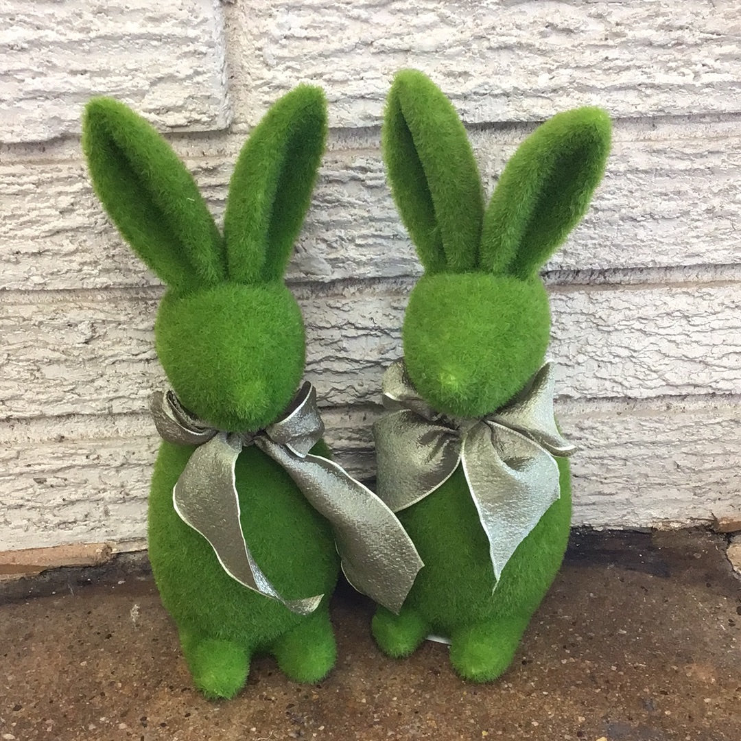 Catherine Tall Bunny Decor Green