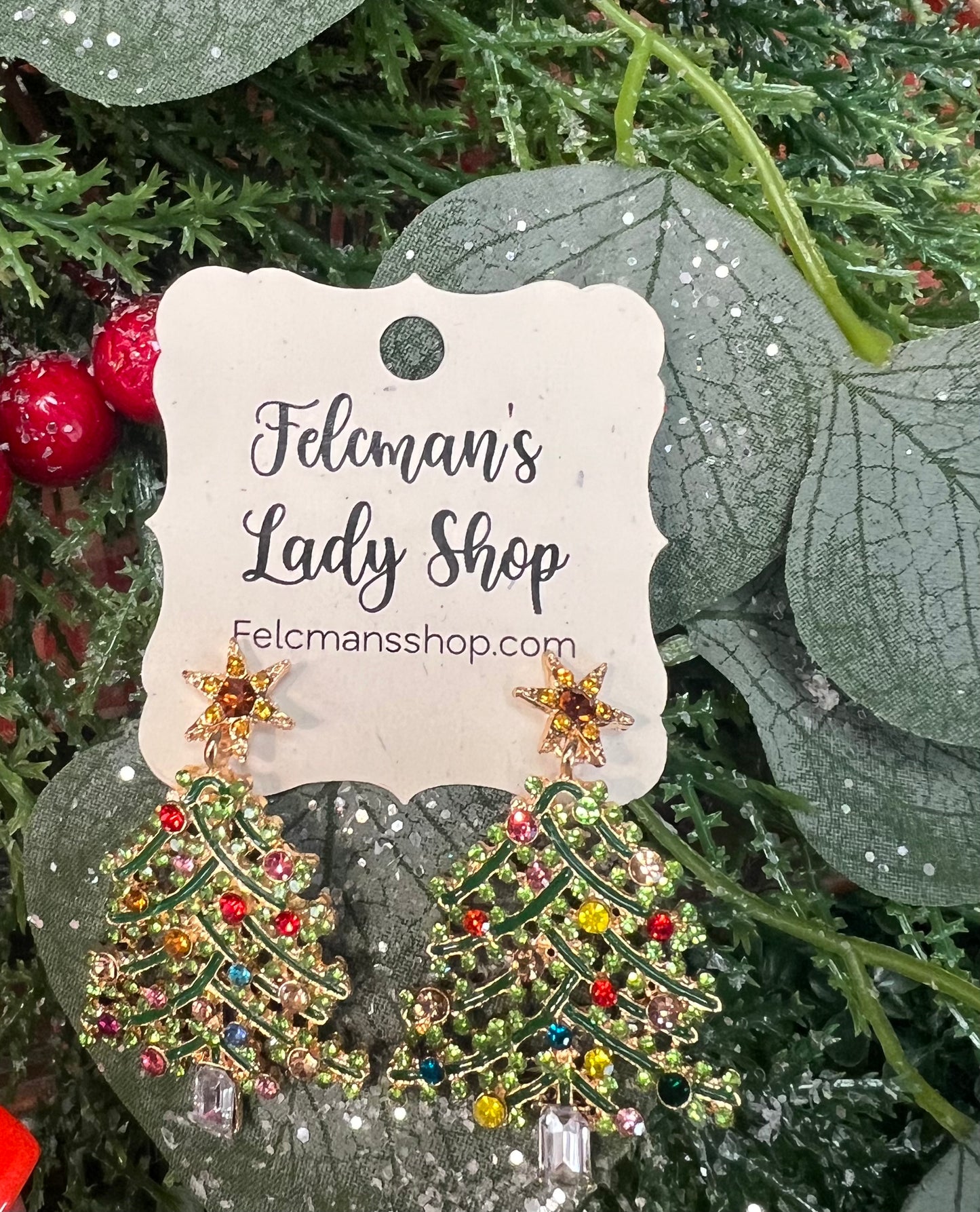 Christmas Tree Earrings