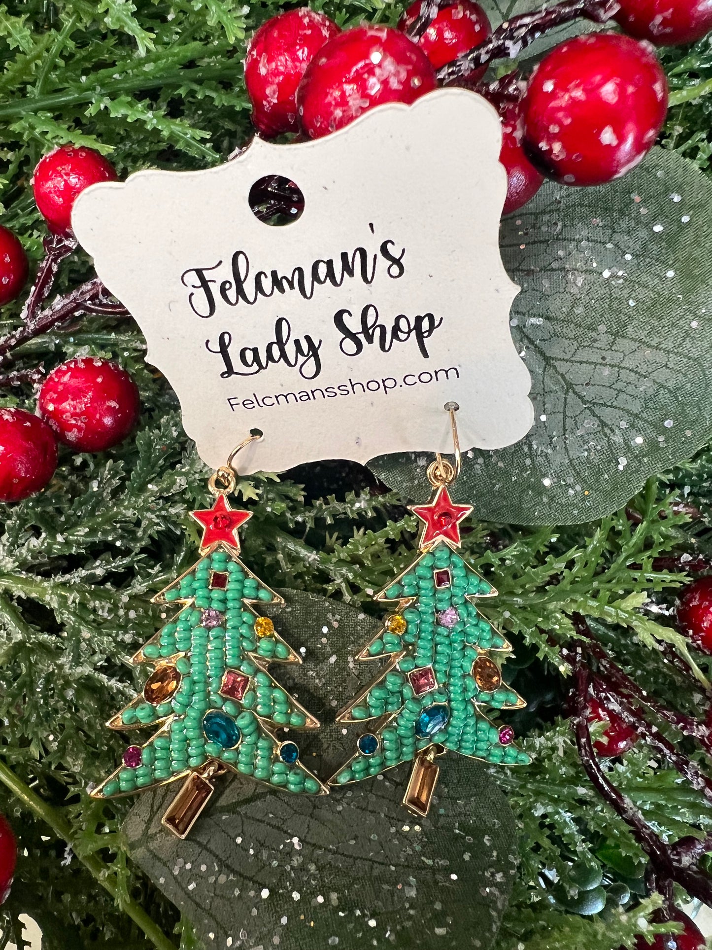 Christmas Tree Earrings