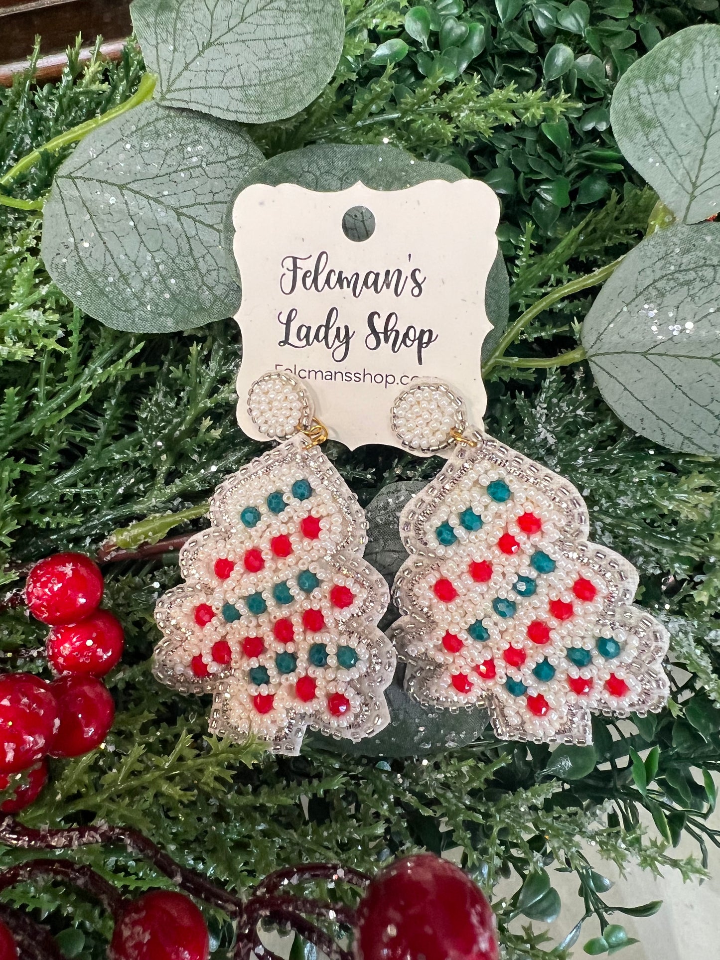 Christmas Tree Earrings