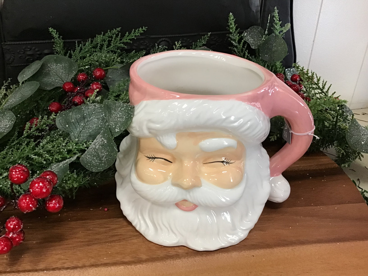 Pink Santa Container