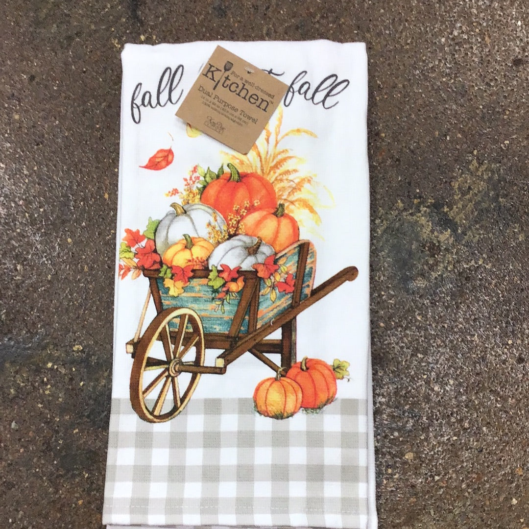 Wheelbarrow Tee Towel