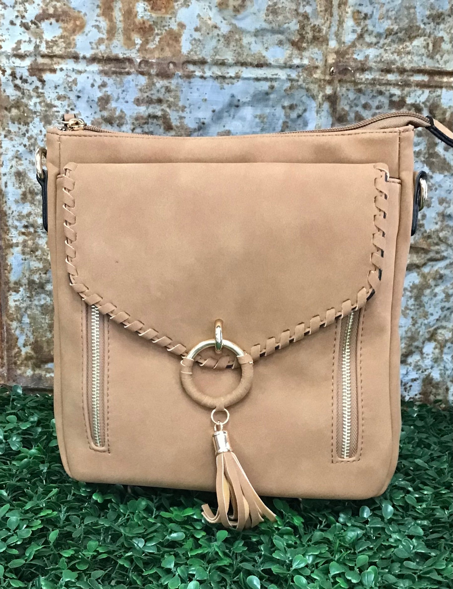 Layla Suede Crossbody