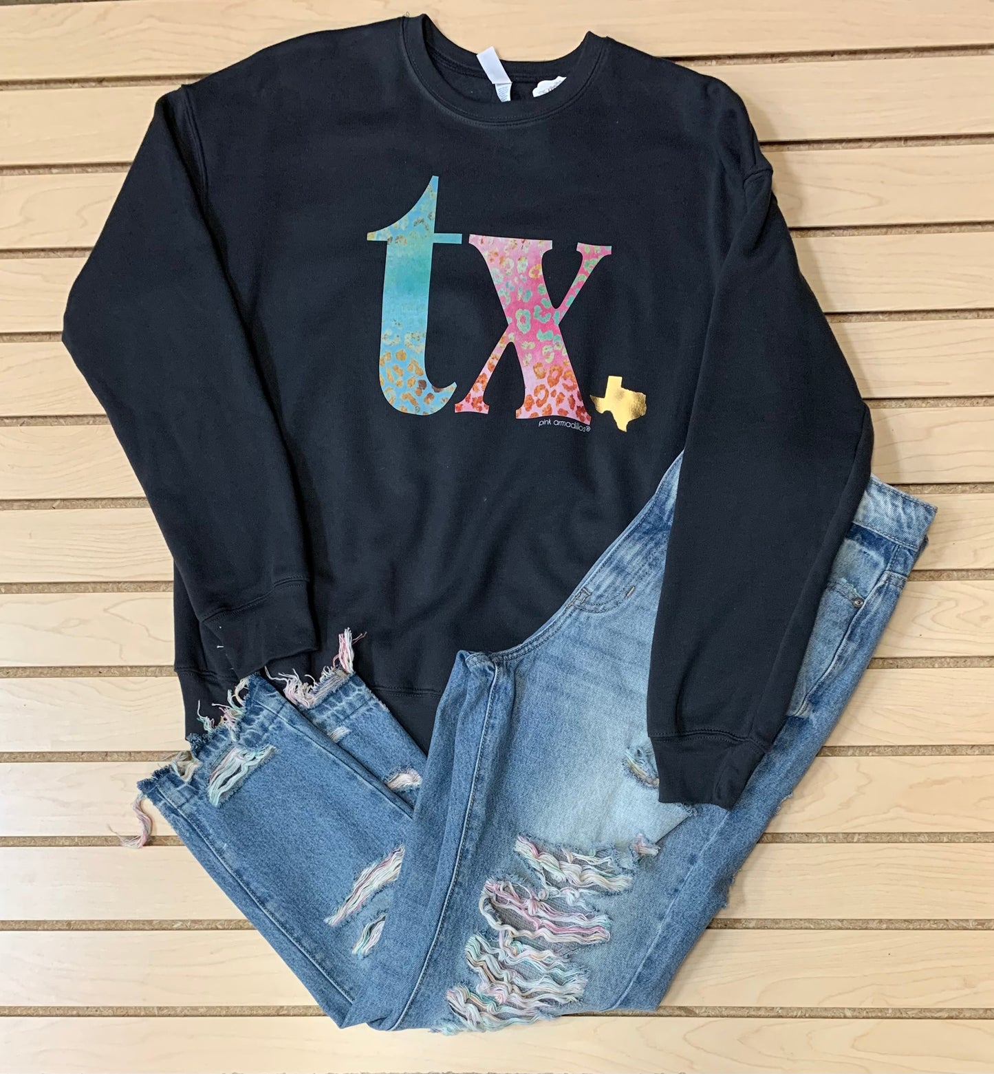 Leopard Tx Sweatshirt