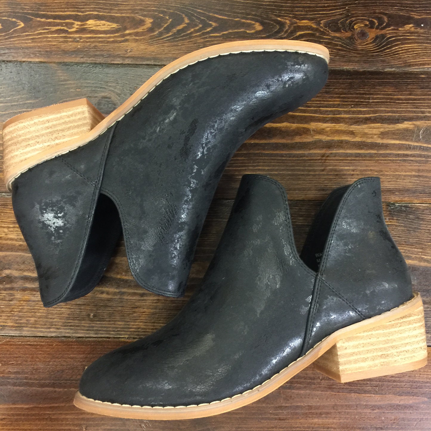 Black Metalic Boots