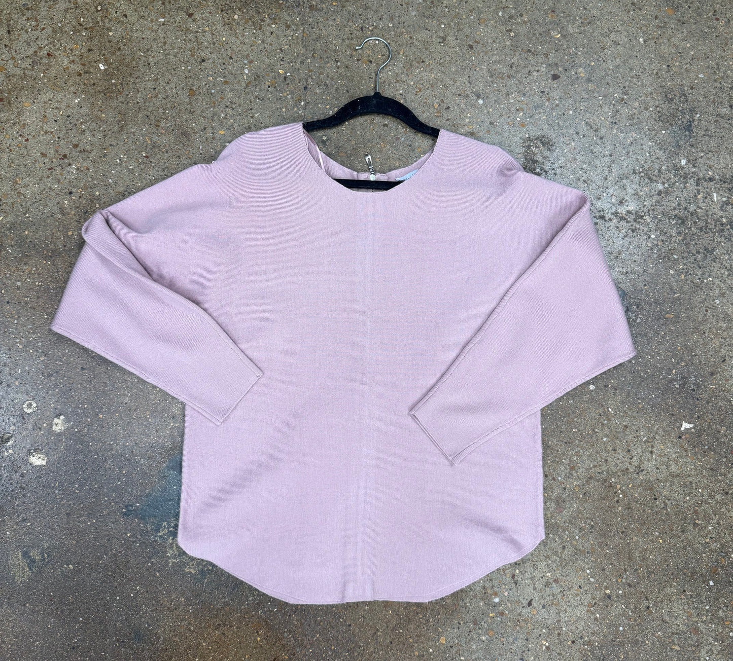 Zipper Back Pullover