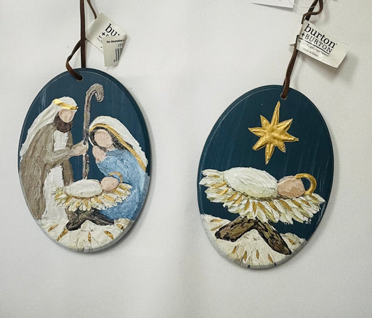 Holy Family Message Ornament