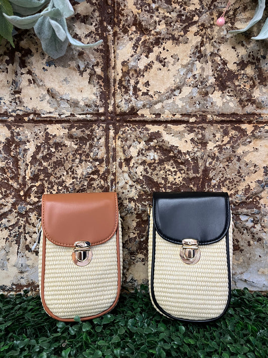 Ailany Straw Crossbody Bag