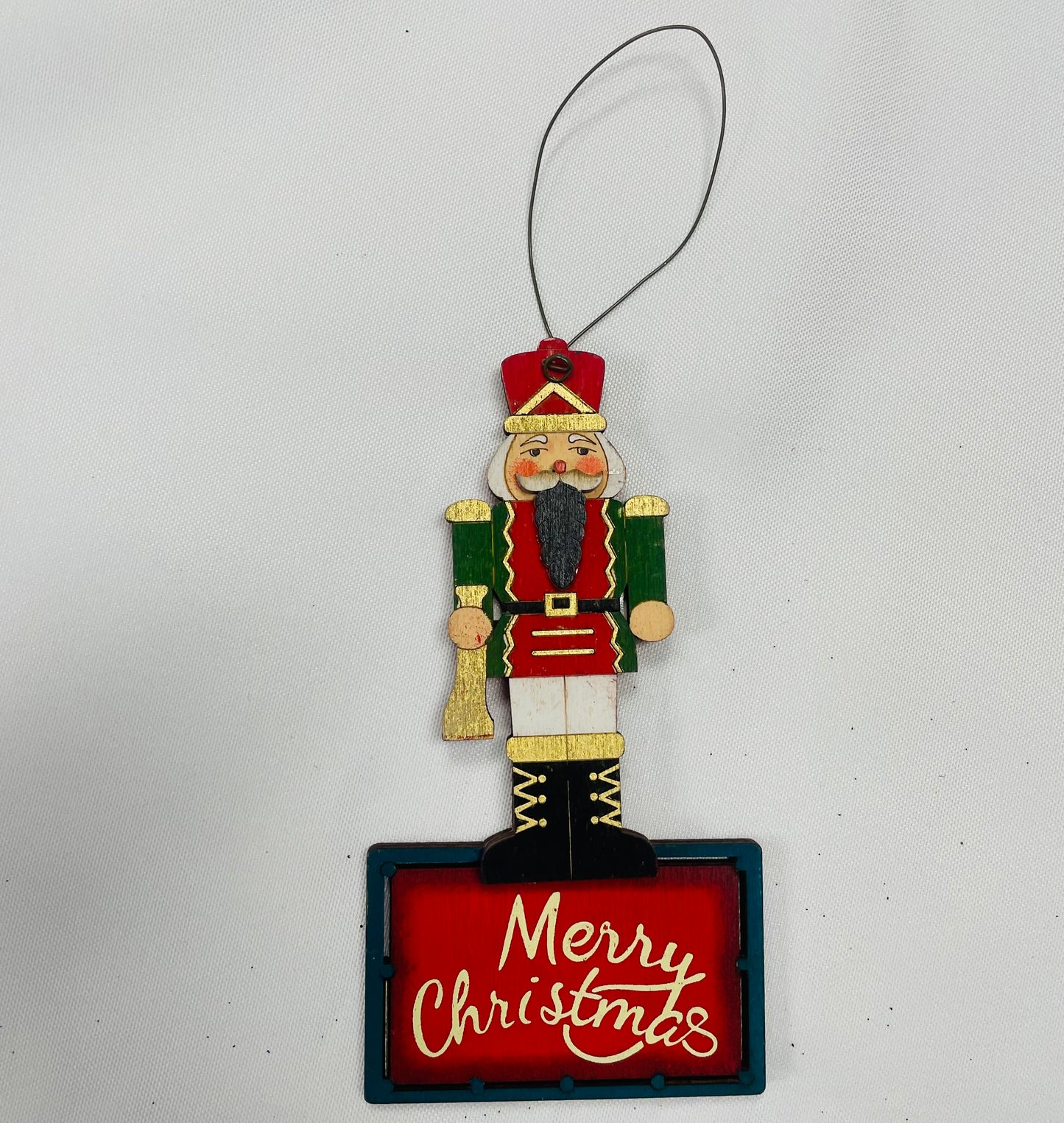 Plywood Nutcracker Ornament