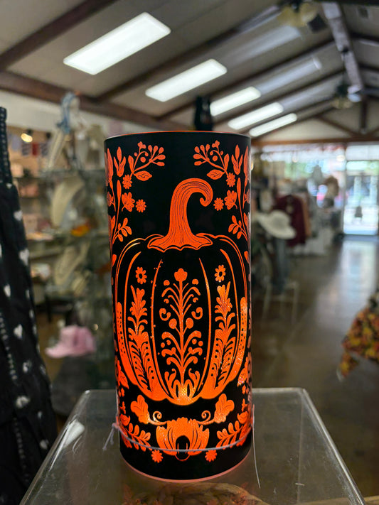 Floral Halloween Lighted Lanterns ( Large)