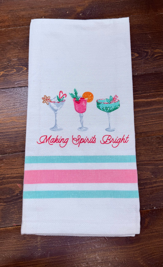 Making Spirits Bright Hand Towel