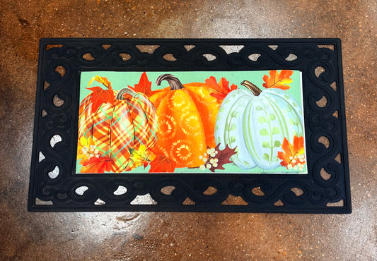 Painted Fall Pumpkins Switch Mat