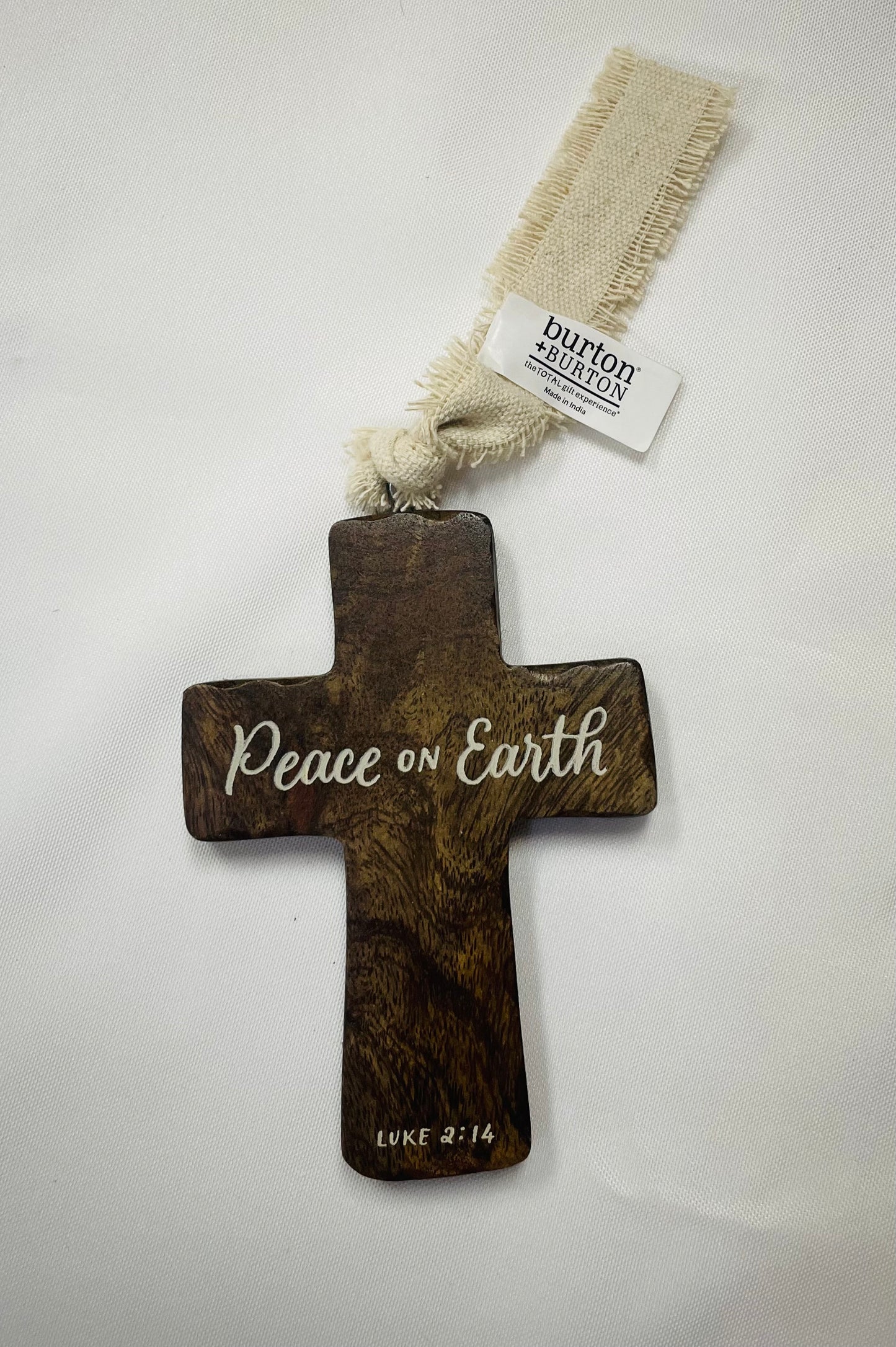 Wooden Cross Message Ornaments