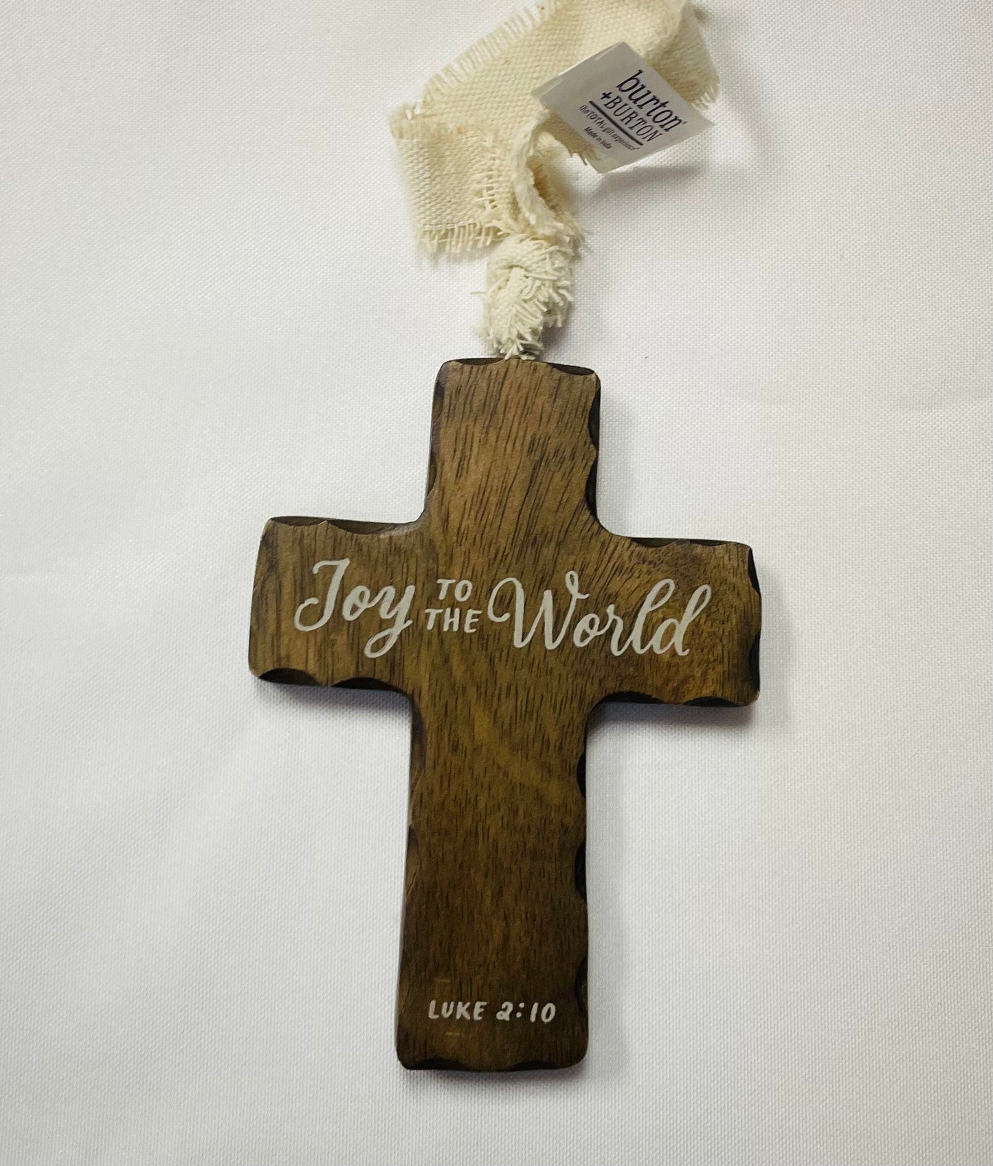 Wooden Cross Message Ornaments