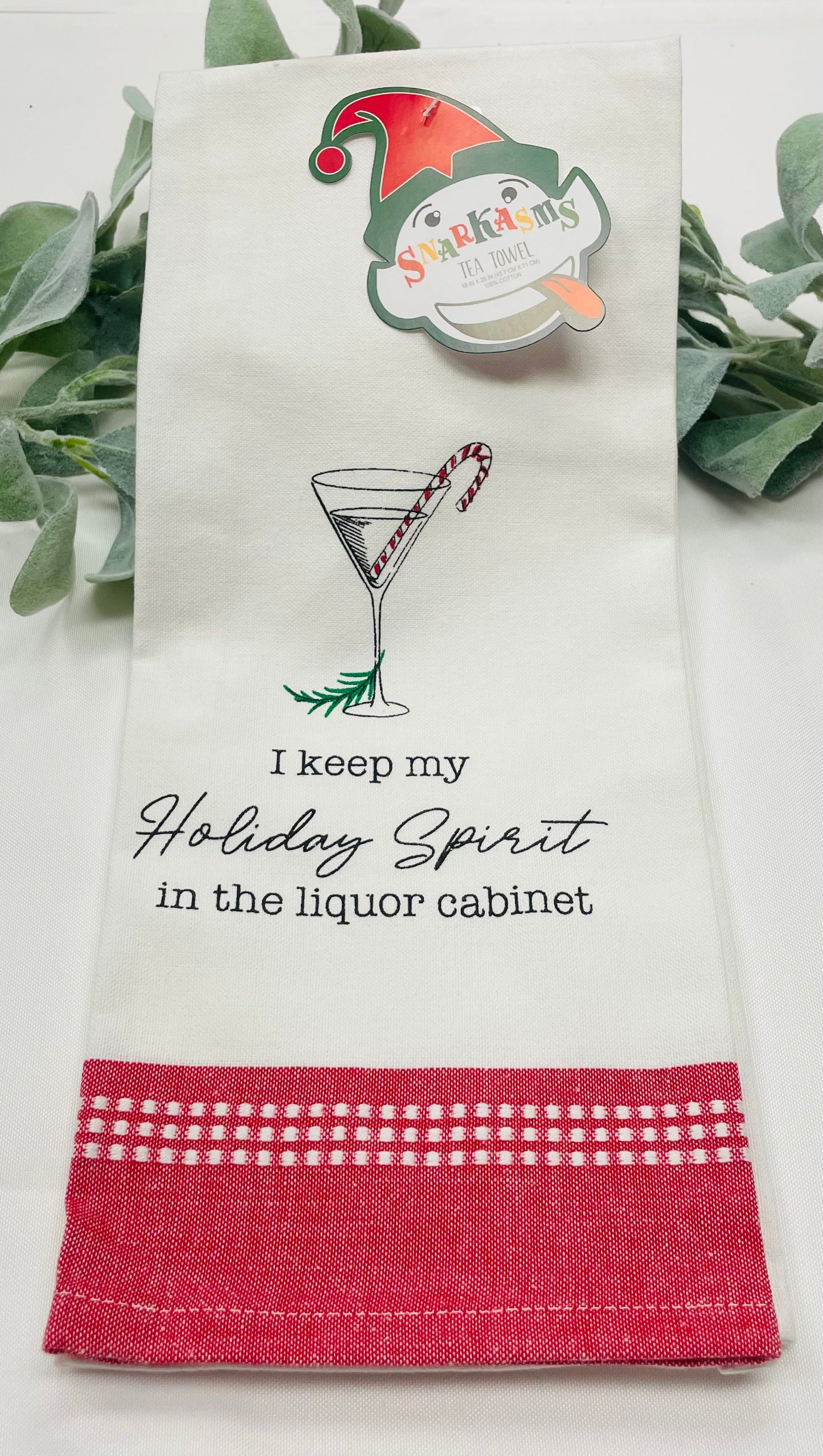 Holiday Spirt Tea Towel